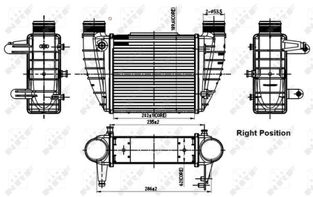 NRF 30252A Charge Air Cooler - 5