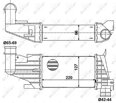 NRF 30258 Charge Air Cooler - 5
