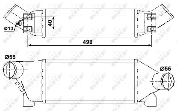 NRF 30259 Charge Air Cooler - 5