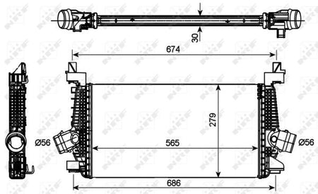 NRF 30269B Charge Air Cooler - 5