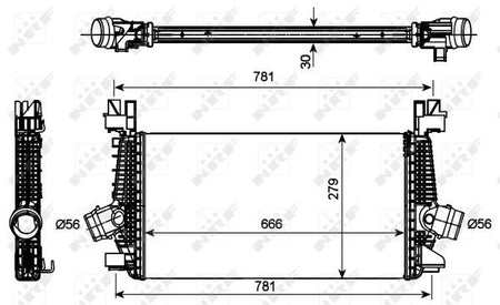 NRF 30270B Charge Air Cooler - 5
