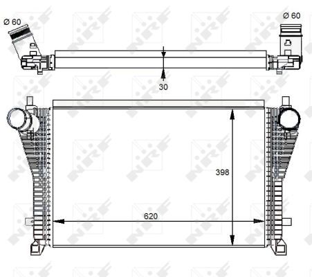 NRF 30291A Charge Air Cooler - 5