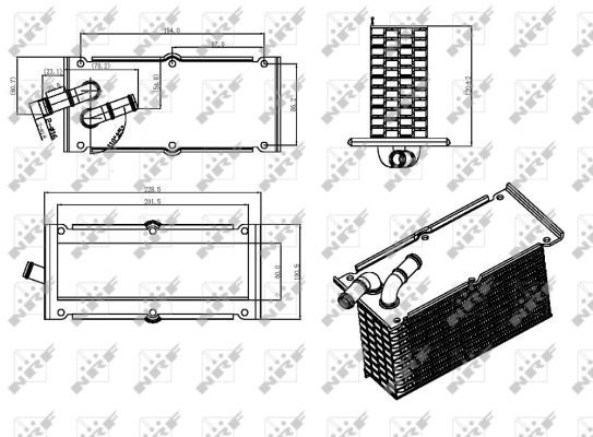 NRF 30292B Charge Air Cooler - 5