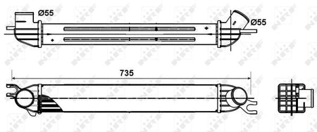 NRF 30303B Charge Air Cooler - 5