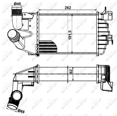 NRF 30307B Charge Air Cooler - 5