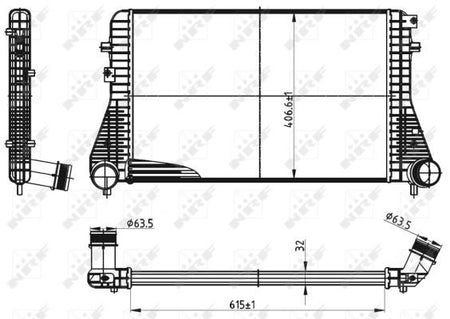 NRF 30316B Charge Air Cooler - 5