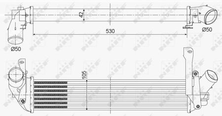 NRF 30353B Charge Air Cooler - 3