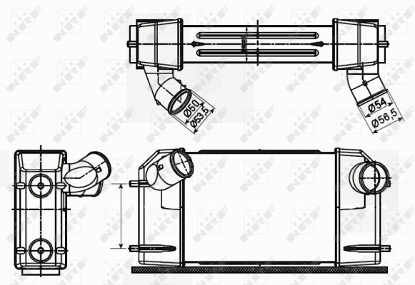 NRF 30355C Charge Air Cooler - 5