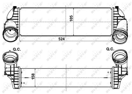 NRF 30359A Charge Air Cooler - 5