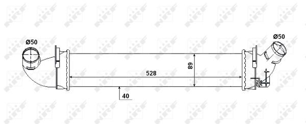 NRF 30380B Charge Air Cooler - 5
