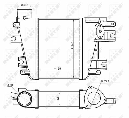 NRF 30384B Charge Air Cooler - 5