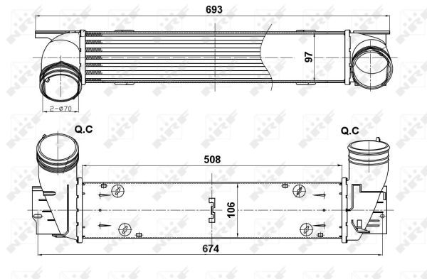NRF 30385A Charge Air Cooler - 5