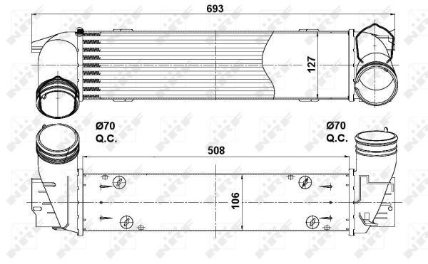 NRF 30386A Charge Air Cooler - 5