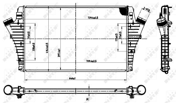 NRF 30475B Charge Air Cooler - 5