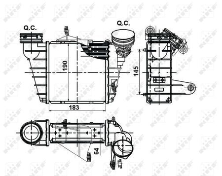 NRF 30476A Charge Air Cooler - 5