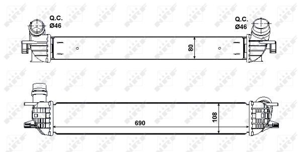 NRF 30503B Charge Air Cooler - 5