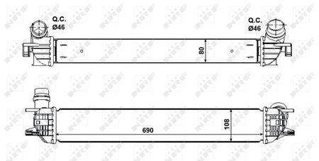 NRF 30503B Charge Air Cooler - 5