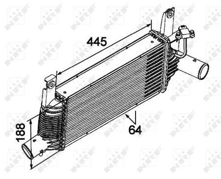 NRF 30527A Charge Air Cooler - 5