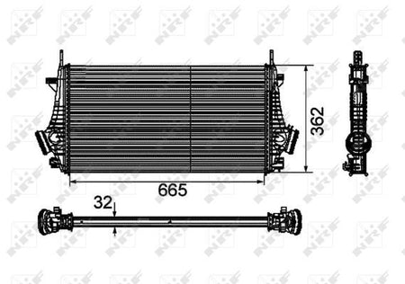 NRF 30796B Charge Air Cooler - 5