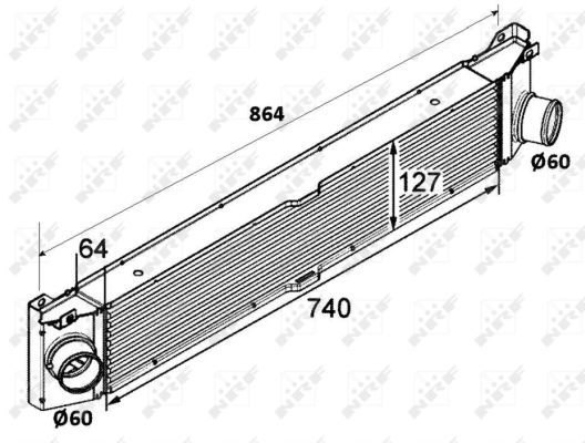 NRF 30798B Charge Air Cooler - 5