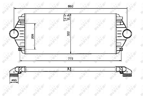 NRF 30803B Charge Air Cooler - 5
