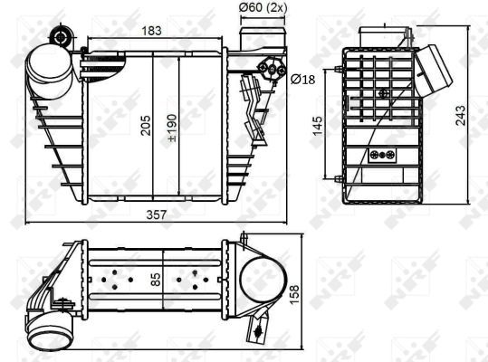NRF 30847B Charge Air Cooler - 5