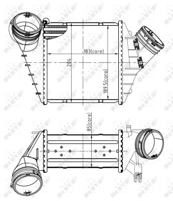 NRF 30850B Charge Air Cooler - 5