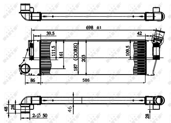 NRF 30899B Charge Air Cooler - 5