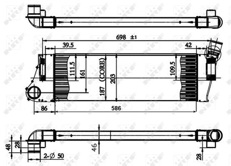 NRF 30899B Charge Air Cooler - 5