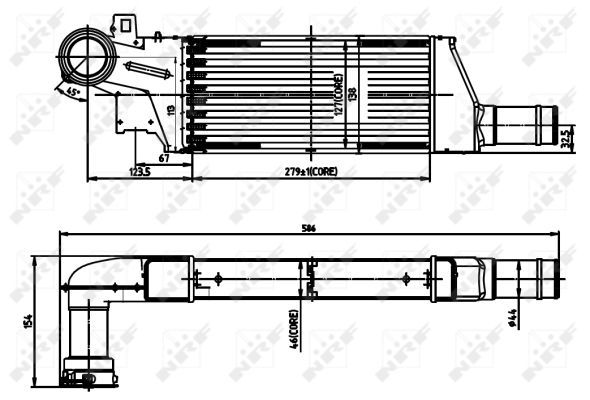 NRF 30903B Charge Air Cooler - 5