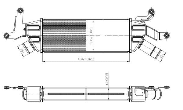 NRF 309042 Charge Air Cooler - 5