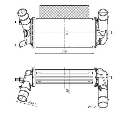 NRF 309044 Charge Air Cooler - 5