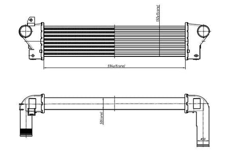 NRF 309054 Charge Air Cooler - 5