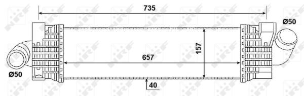 NRF 30906B Charge Air Cooler - 5