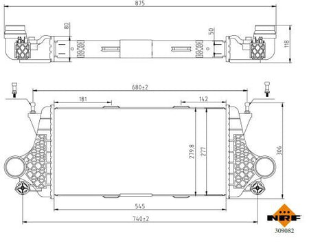 NRF 309082 Charge Air Cooler - 5