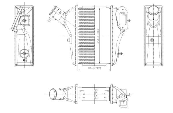 NRF 309091 Charge Air Cooler - 5