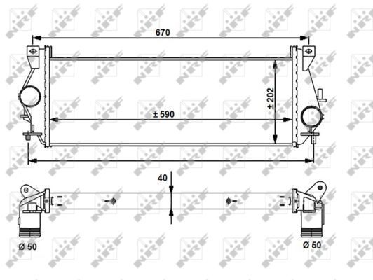 NRF 30910A Charge Air Cooler - 5