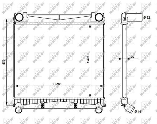 NRF 30911B Charge Air Cooler - 5