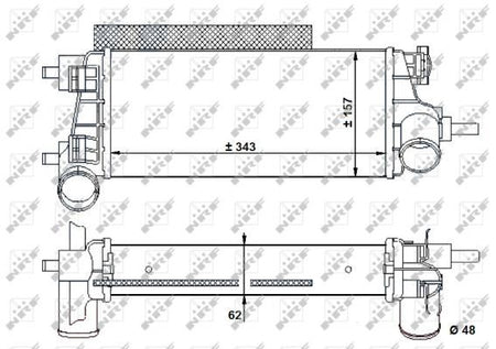 NRF 30926B Charge Air Cooler - 5