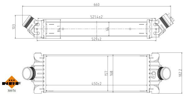 NRF 30976C Charge Air Cooler - 5