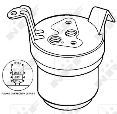 NRF 33021B Dryer, air conditioning - 6