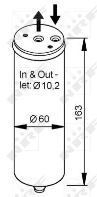NRF 33023 Dryer, air conditioning - 5