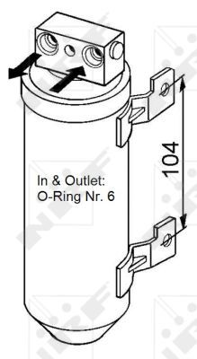 NRF 33053A Dryer, air conditioning - 5