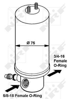 NRF 33061B Dryer, air conditioning - 5
