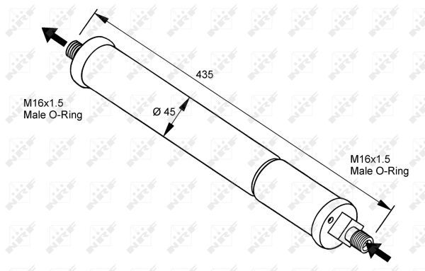 NRF 33097B Dryer, air conditioning - 5