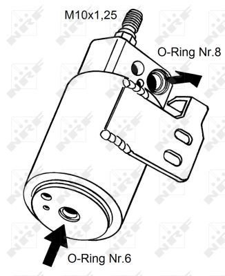 NRF 33129A Dryer, air conditioning - 5