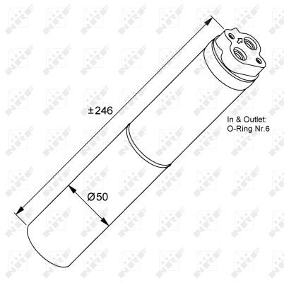 NRF 33133B Dryer, air conditioning - 5