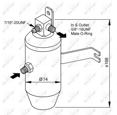 NRF 33145B Dryer, air conditioning - 5