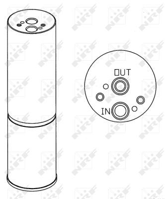 NRF 33168B Dryer, air conditioning - 5