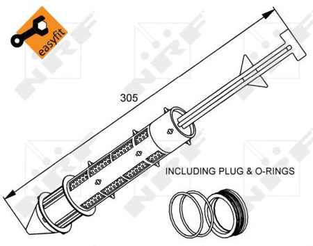 NRF 33178 Dryer, air conditioning - 6